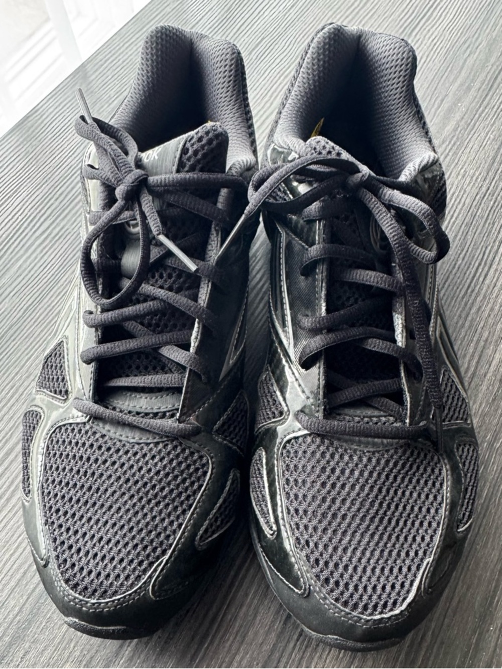 Reebok Simply Tone Sneakers Women's Size 10 Black Silver Play Dry